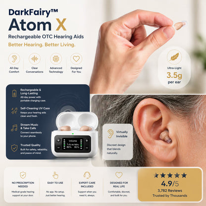 ⏰ Today Only! DarkFairy™ Atom X Smart Hearing Aids — Hear Clearly, Feel Confident Again❤️‍🔥