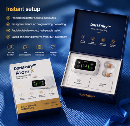 ⏰ Today Only! DarkFairy™ Atom X Smart Hearing Aids — Hear Clearly, Feel Confident Again❤️‍🔥